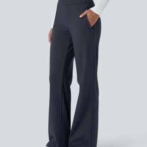 Halara Flex™ DayStretch Mid Rise Side Zipper Pocket Work Flare Pants